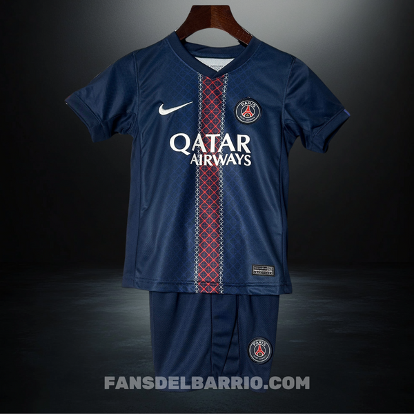 Kit fan para Niño Paris Saint-Germain (PSG) 2025/26 Local