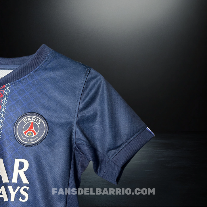 Kit fan para Niño Paris Saint-Germain (PSG) 2025/26 Local