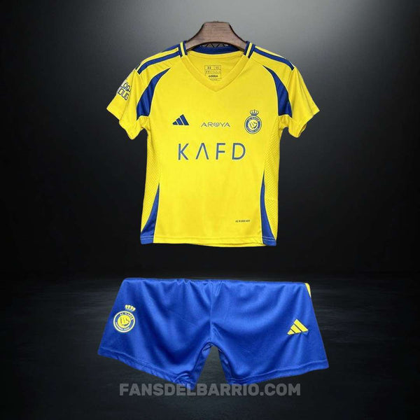 Kit Fan para Niño del Al-Nassr 2024-25 Local