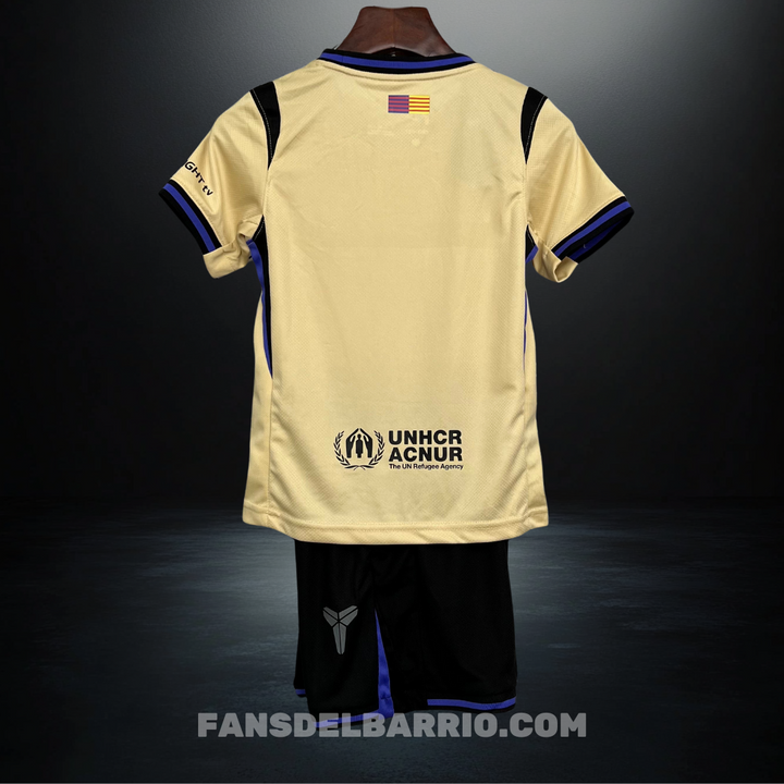 Kit Fan para Niño del F.C. Barcelona 2025/26 Visita