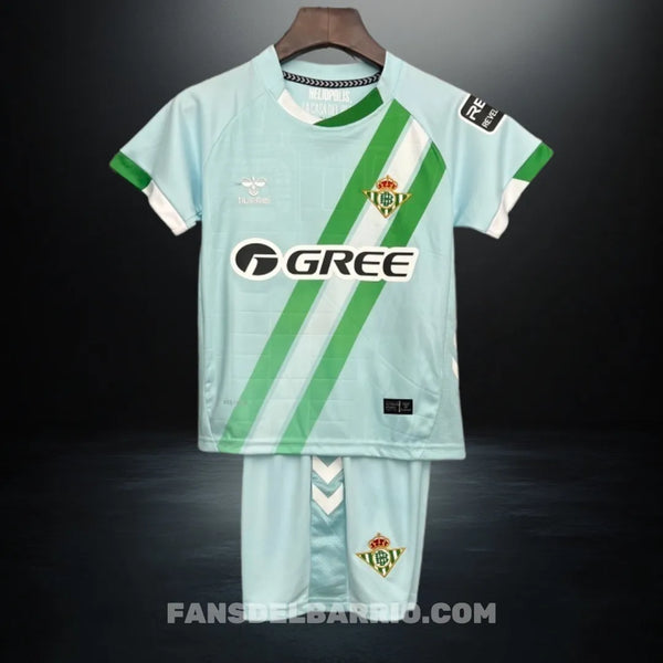Kit Fan para Niño del Real Betis 2025/26 Visita