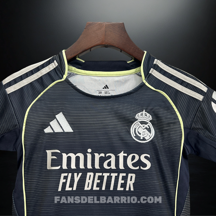 Kit Fan para Niño del Real Madrid 2025/26 Visita