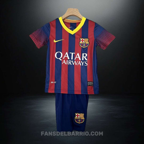 Kit Retro para Niño del F.C. Barcelona 2013/14 Local (Nike)