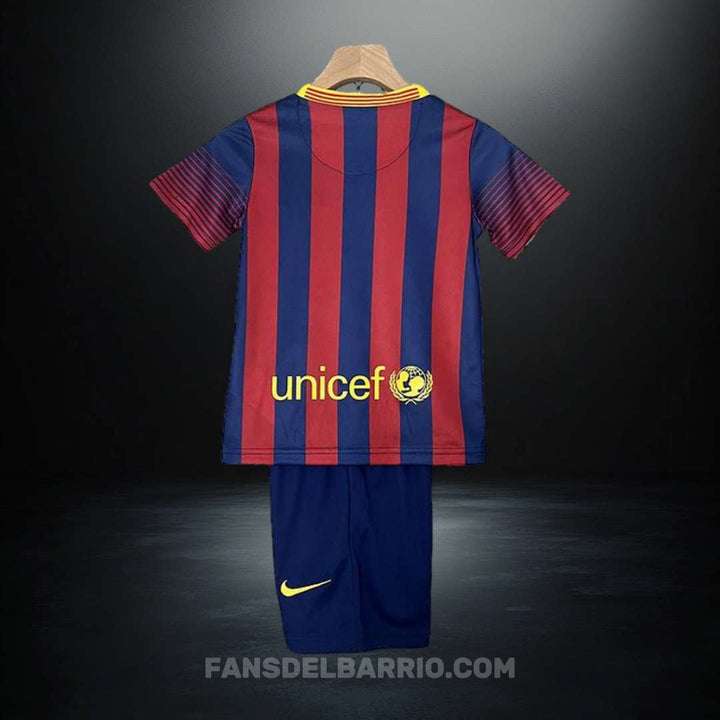 Kit Retro para Niño del F.C. Barcelona 2013/14 Local (Nike)