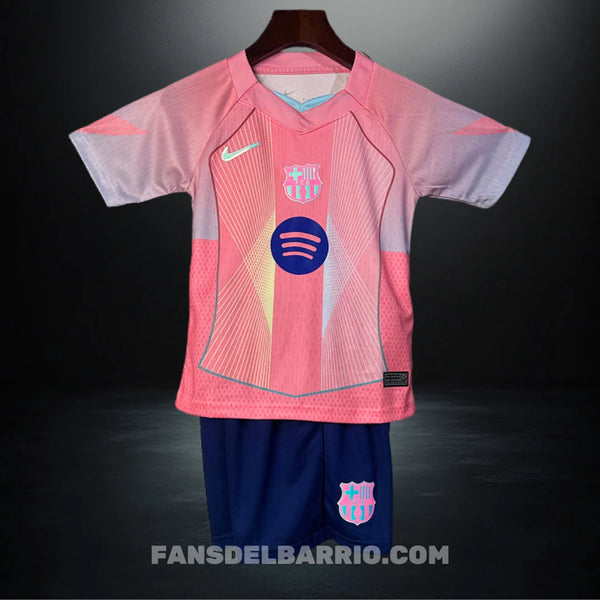 Kit para Niño del F.C. Barcelona 2025/26 Edición Especial Rosa