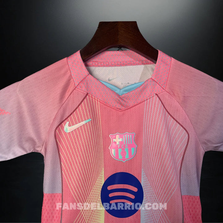Kit para Niño del F.C. Barcelona 2025/26 Edición Especial Rosa