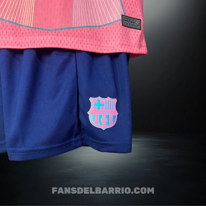 Kit para Niño del F.C. Barcelona 2025/26 Edición Especial Rosa