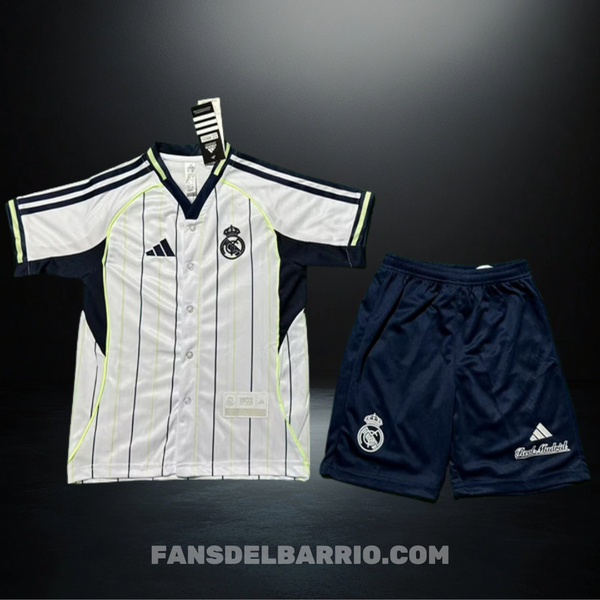 Kit para Niño Béisbol Real Madrid 2025 Mundial de Clubes (US Pack)
