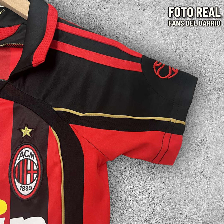 Kit para Niño Retro AC Milan 2006-07 Local (Adidas)
