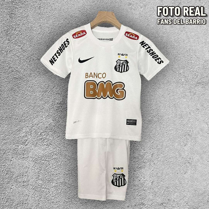 Kit para Niño Retro del Santos F.C. 2011-12 Local (Nike)