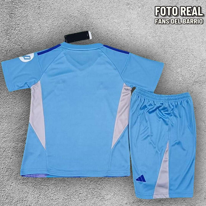 Kit para Niño de Portero del Real Madrid 2024-25 Local (Adidas)