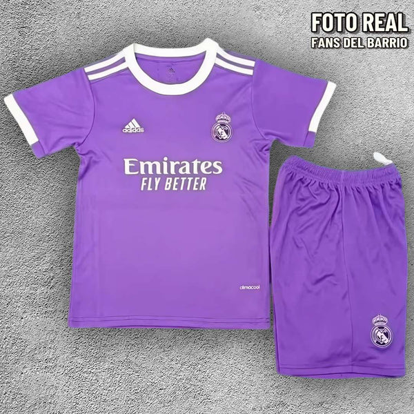 Kit para Niño del Real Madrid 2016-17 Visita (Adidas)