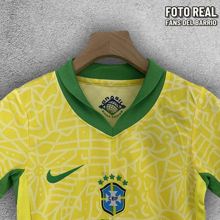 Kit para Niño de la Seleccion Brasil 2024 Local (Nike)