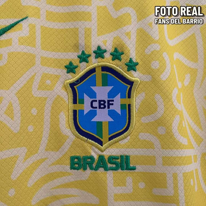 Kit para Niño de la Seleccion Brasil 2024 Local (Nike)