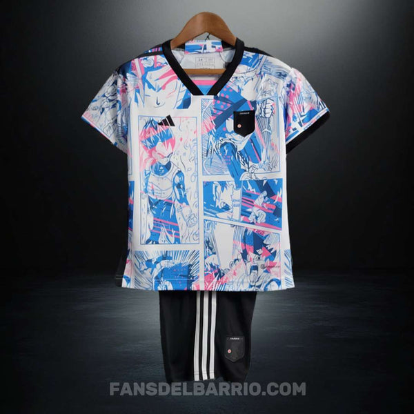 Kit para Niño de la Selección de Japón 2022/23 Edición Especial Vegeta Dragon Ball