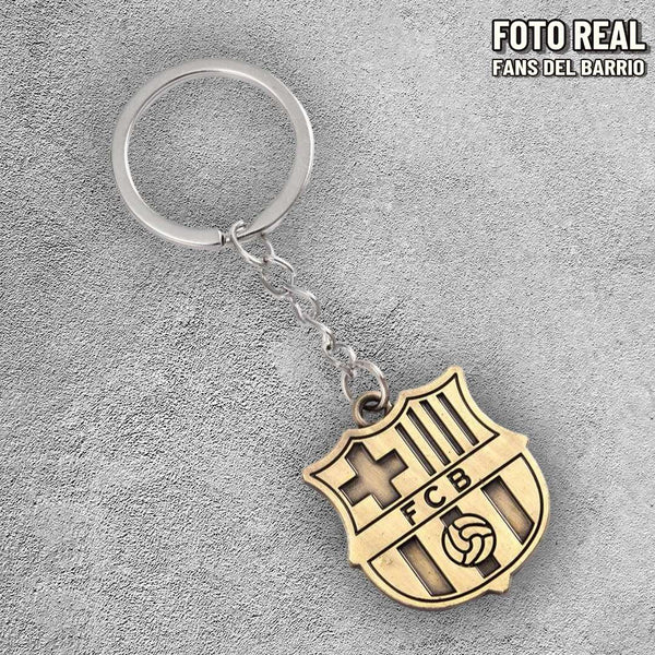 Llavero de Futbol Metalico del F.C. Barcelona