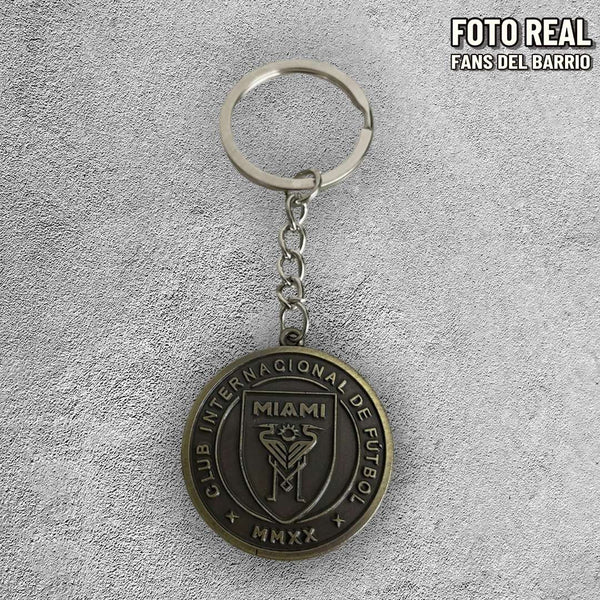 Llavero de Futbol Metálico del Inter Miami CF