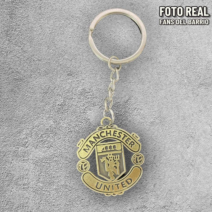 Llavero de Futbol Metalico del Manchester United