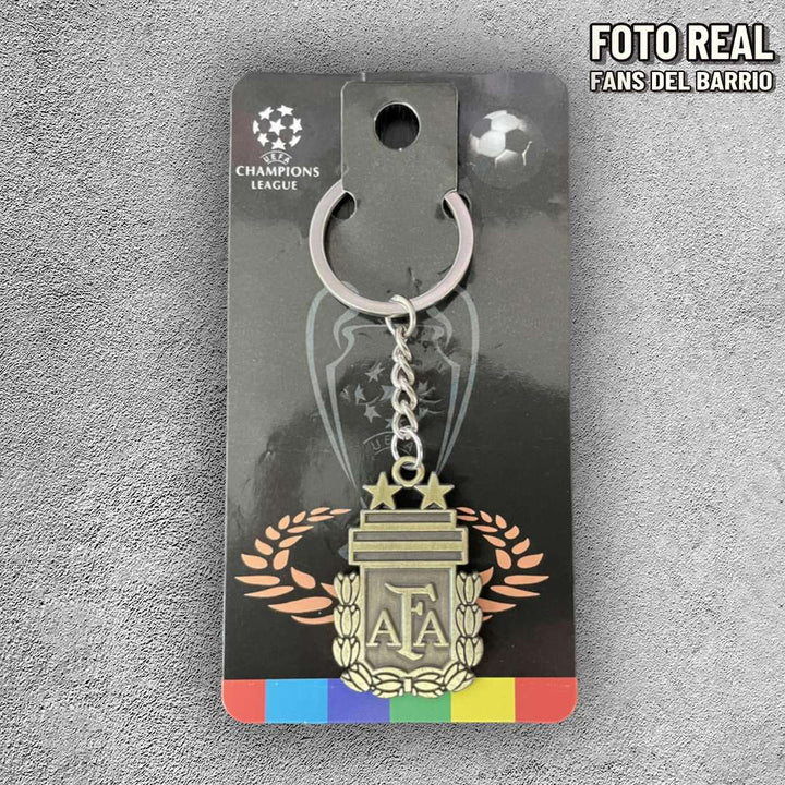 Llavero de Futbol Metalico de la Seleccion de Argentina