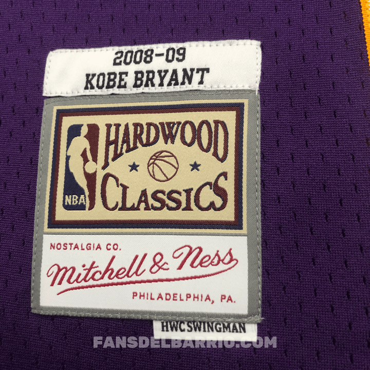 Camiseta NBA Los Angeles Lakers 2008/09 Visita de Hombre (Hardwood Classics: Mitchell & Ness)