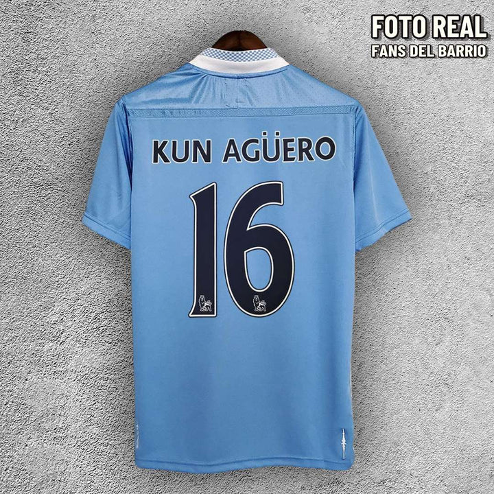 Manchester City Local 2011-12 Camiseta Retro de Hombre (Umbro)