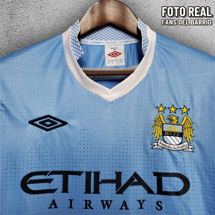 Manchester City Local 2011-12 Camiseta Retro de Hombre (Umbro)