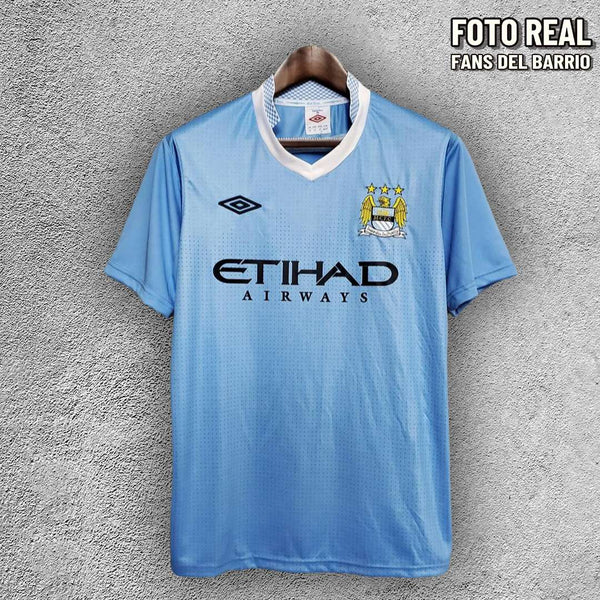 Manchester City Local 2011-12 Camiseta Retro de Hombre (Umbro)