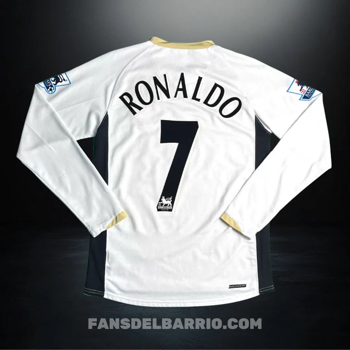 Camiseta Manga Larga Manchester United 2007/08 Alternativo para Hombre