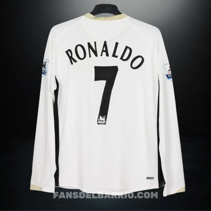 Camiseta Manga Larga Manchester United 2007/08 Alternativo para Hombre