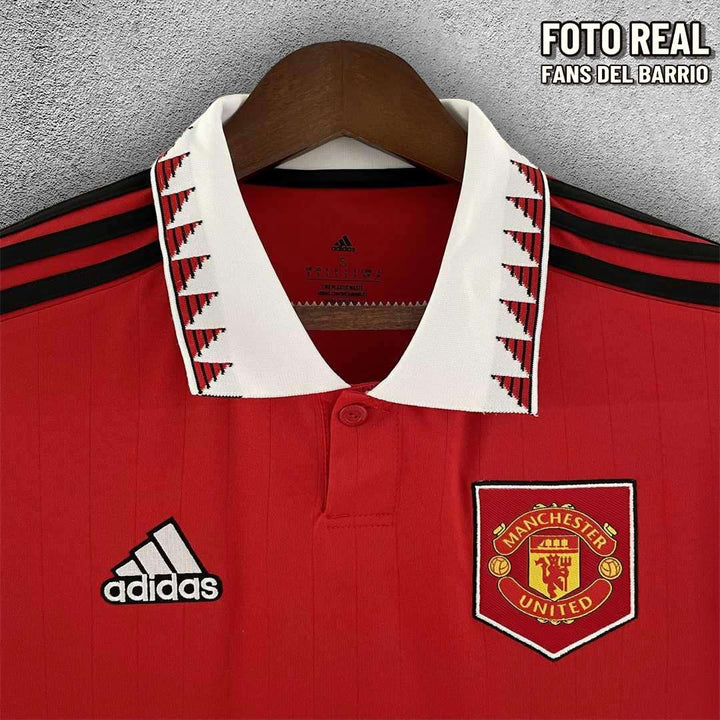 Manchester United 2022-23 Local Camiseta Fan de Hombre (Adidas)