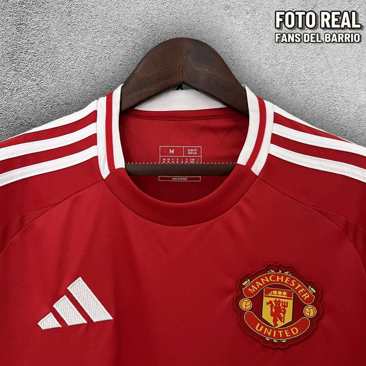 Manchester United 2024-25 Local Camiseta Fan de Hombre (Adidas)