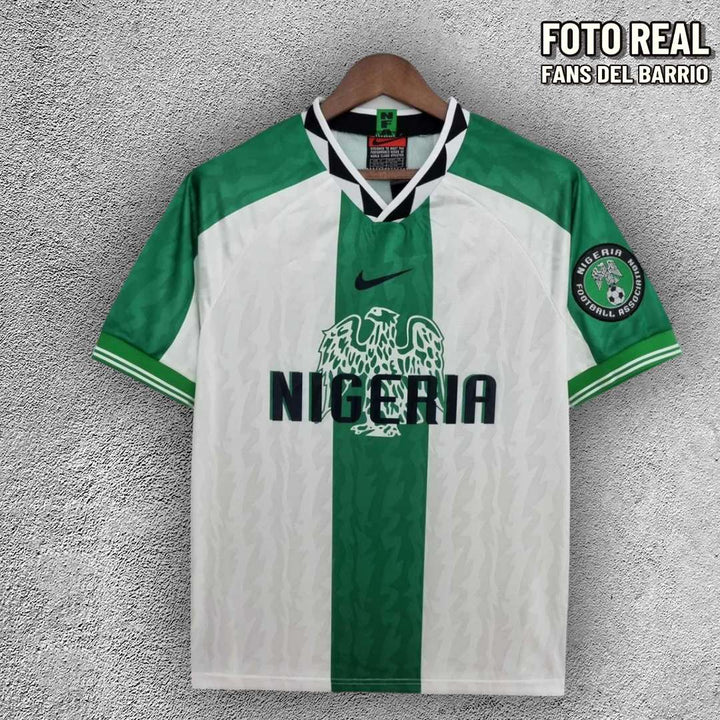 Nigeria 1996 Visita Camiseta Retro de Hombre (Nike)