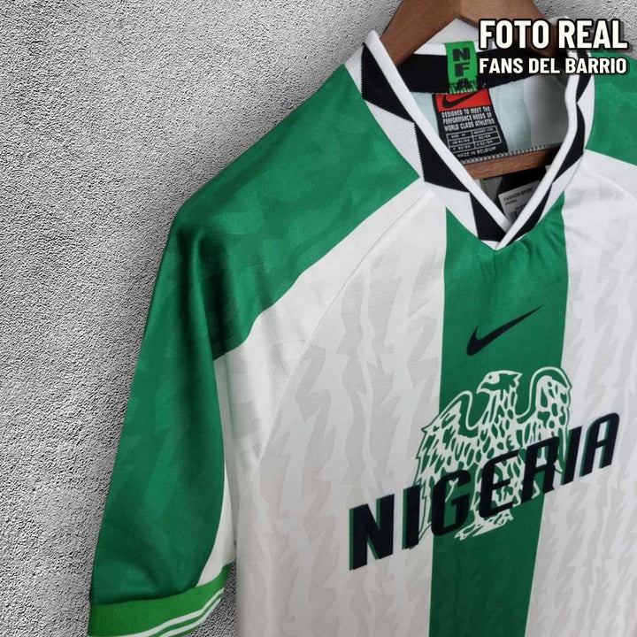 Nigeria 1996 Visita Camiseta Retro de Hombre (Nike)