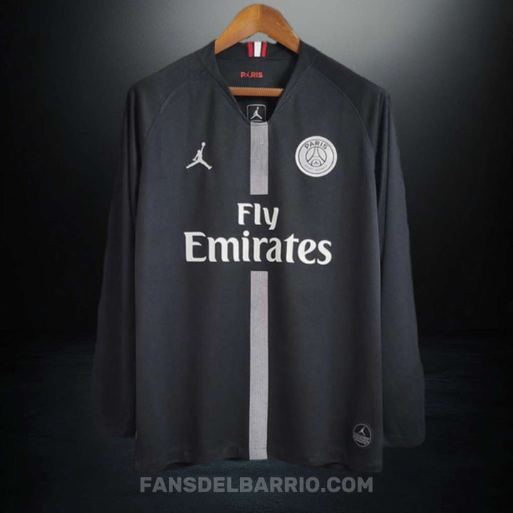 Camiseta Manga Larga Retro París Saint-Germain 2018/19 Champions League Local para Hombre (Jordan)