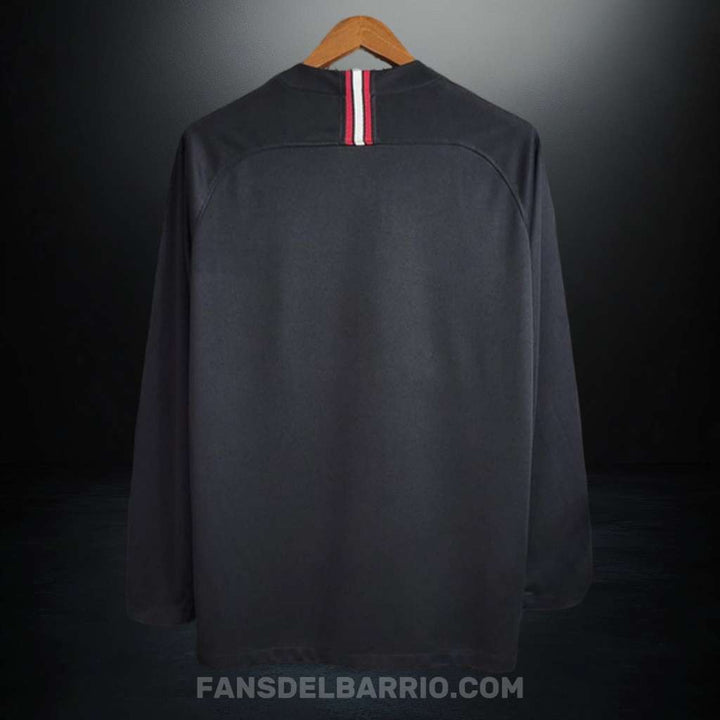 Camiseta Manga Larga Retro París Saint-Germain 2018/19 Champions League Local para Hombre (Jordan)