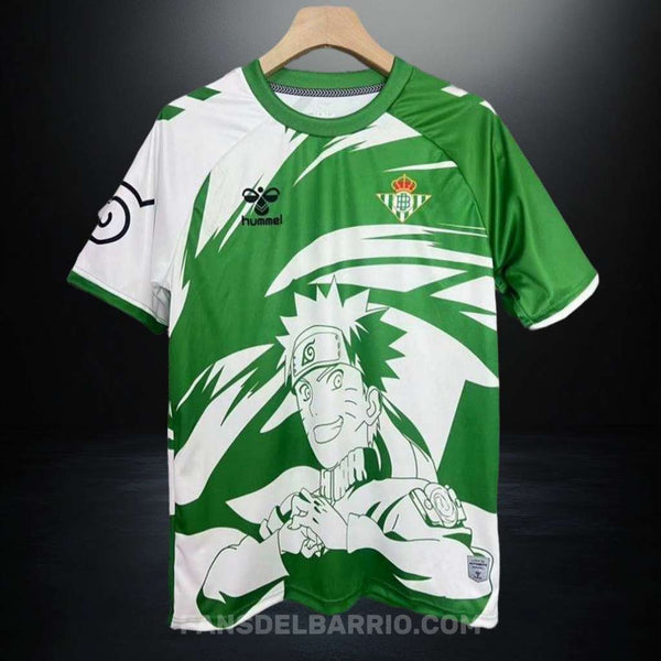 Real Betis 2024-25 Edición Especial Camiseta Fan Naruto Shippuden para Hombre (Hummel)