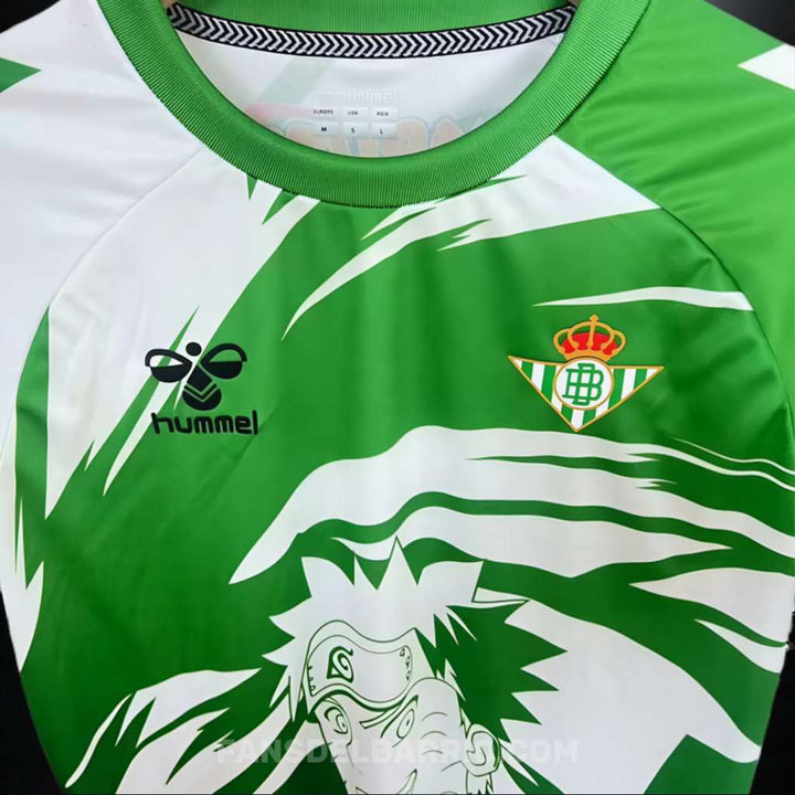 Real Betis 2024-25 Edición Especial Camiseta Fan Naruto Shippuden para Hombre (Hummel)