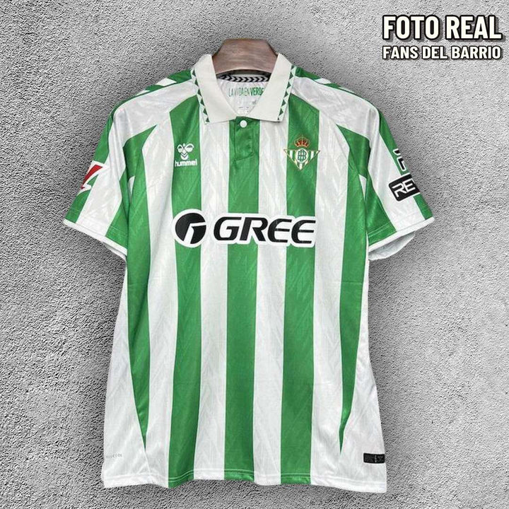 Real Betis 2024-25 Local Camiseta Fan de Hombre (Hummel)