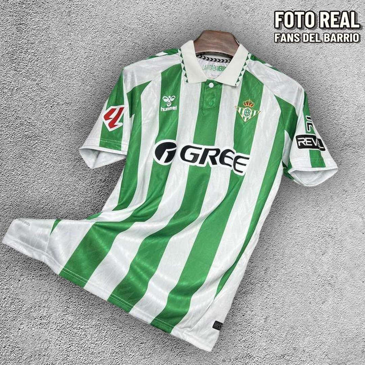 Real Betis 2024-25 Local Camiseta Fan de Hombre (Hummel)