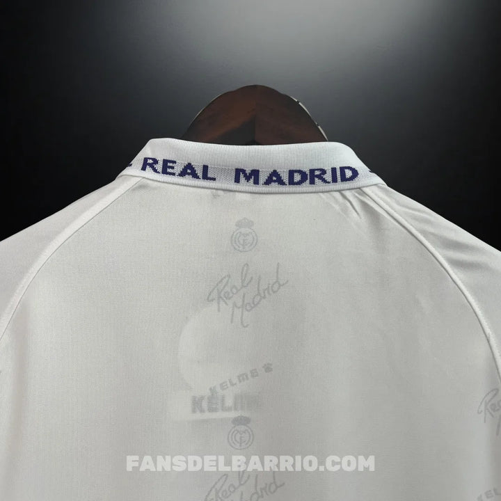Camiseta Manga Larga Retro Real Madrid 1994/96 Local para Hombre