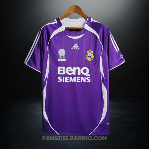 Real Madrid 2006-07 Alternativo Camiseta Retro para Hombre (Adidas)