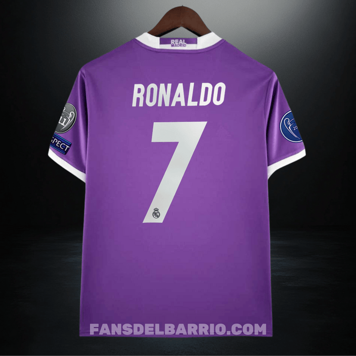 Camiseta Retro Real Madrid 2016/17 Visita para Hombre