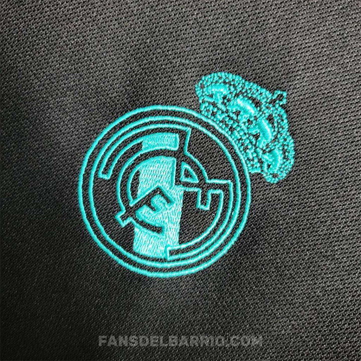 Real Madrid 2017-18 Visita Camiseta Retro para Hombre (Adidas)
