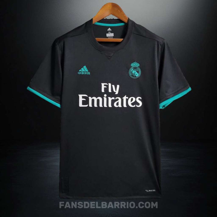 Real Madrid 2017-18 Visita Camiseta Retro para Hombre (Adidas)