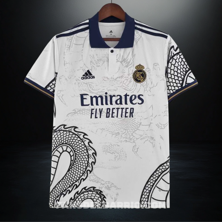 Camiseta Fan Real Madrid 2022/23 Special Edition White Dragon para Hombre