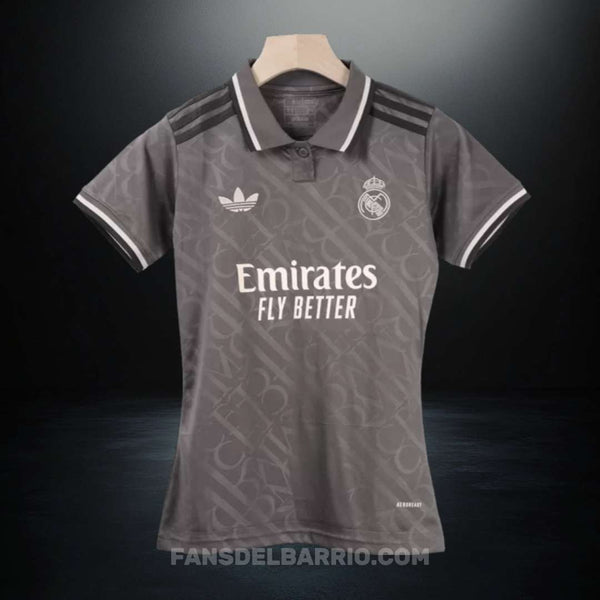 Camiseta Fan Real Madrid 2024/25 Alternativo para Mujer
