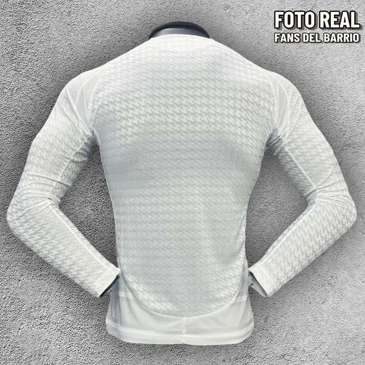 Real Madrid 2024-25 Local Camiseta Player Manga Larga de Hombre (Adidas)
