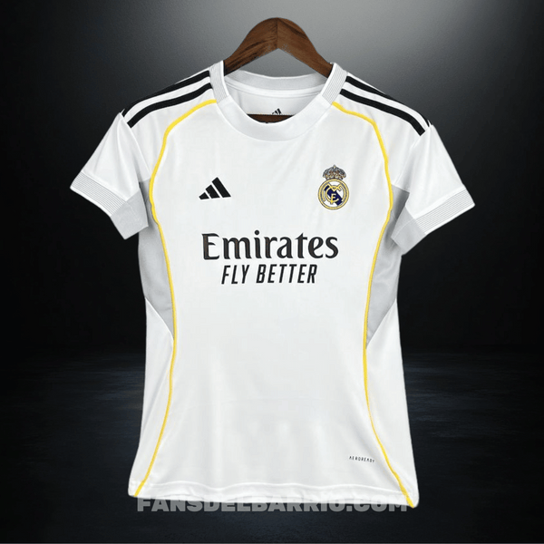 Camiseta Fan Real Madrid 2025/26 Local para Mujer