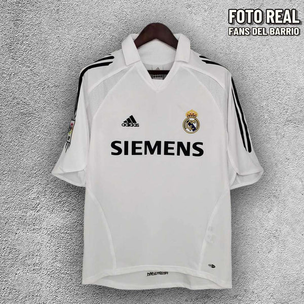 Real Madrid Local 2005/06 Camiseta Retro de Hombre (Adidas)