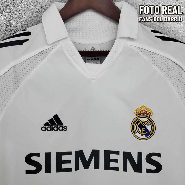 Real Madrid Local 2005/06 Camiseta Retro de Hombre (Adidas)